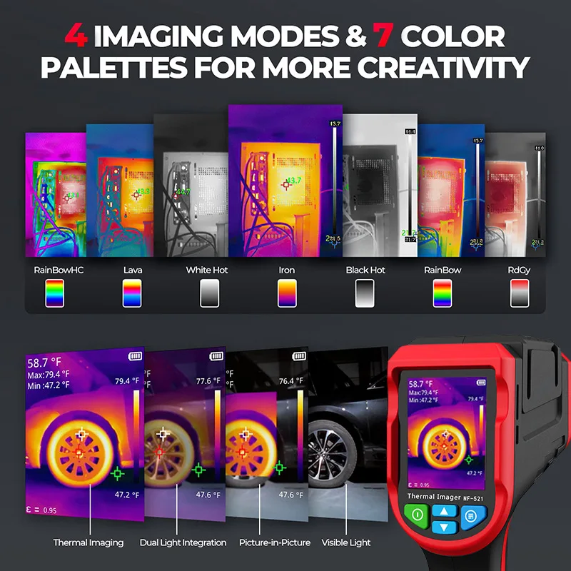 NOYAFA NF-521 Handheld Thermal - Nf 521 Thermal Imaging Camera 评论和价格